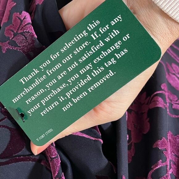 Arianna By Rachel Kaye Vintage Velvet Floral Fairy Whimsigoth Grunge 90s Dress - Picture 15 of 15